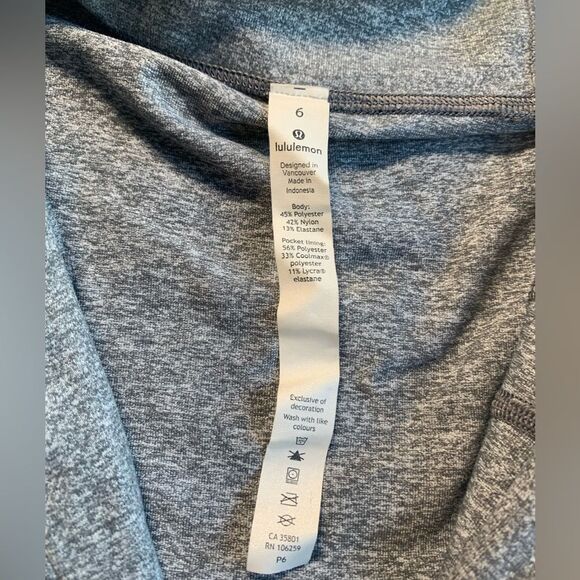 Lululemon In Stride Jacket Heathered Slate Womans 6 - Picture 8 of 11
